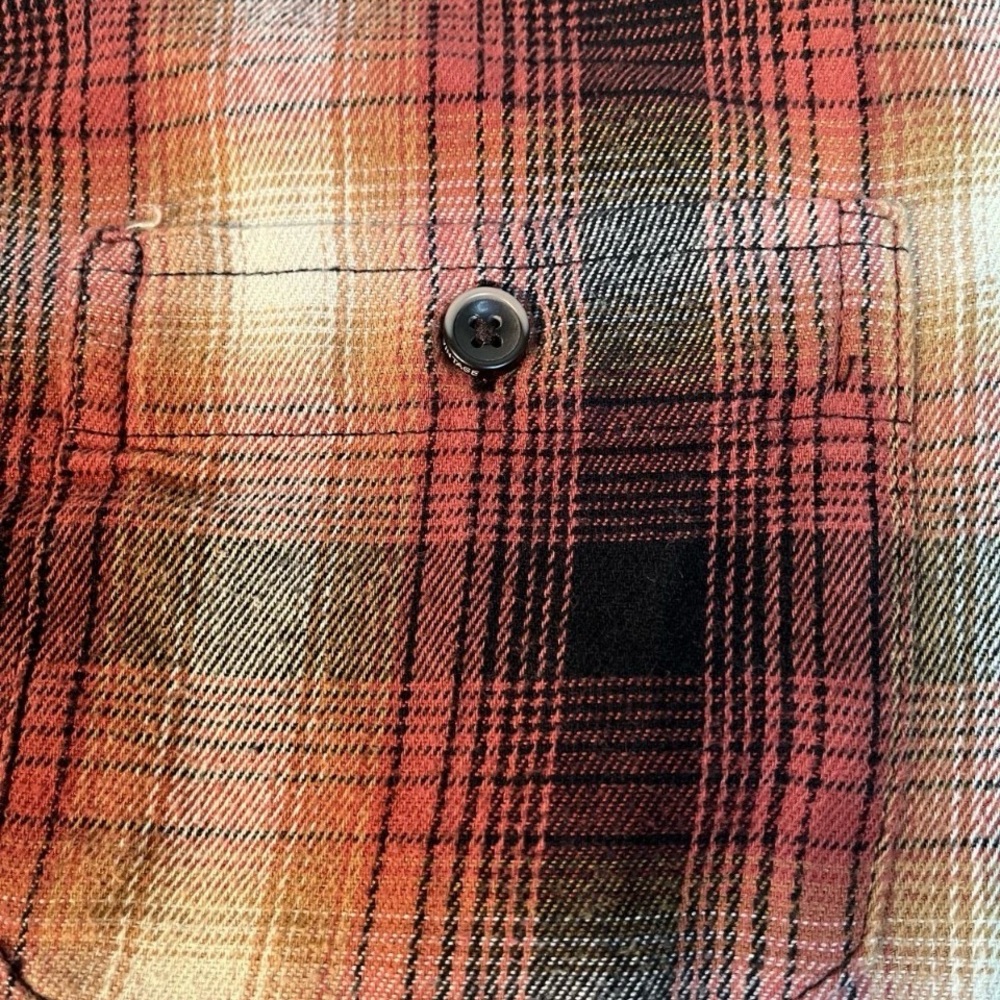Tailor Vintage Luxe Performance Plaid Button Up Shirt Men S Condition Excellent - Picture 6 of 10
